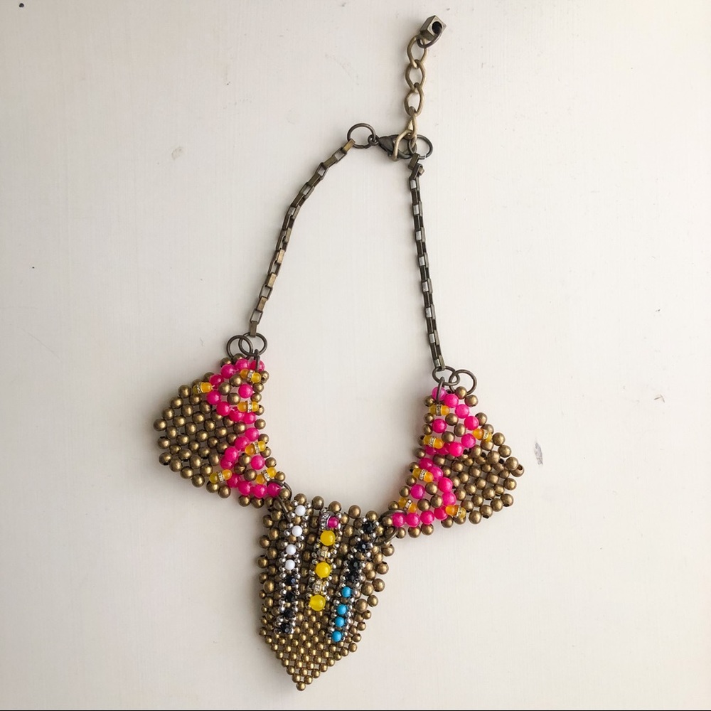 Anthropologie Pam Hiran Bib Necklace NWOT.